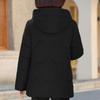 Plus Size XL-5XL Middle Age Woman Coats Winter Short Parkas Hooded Embroidery Casual Thick Warm Outerwears Women's Jackets