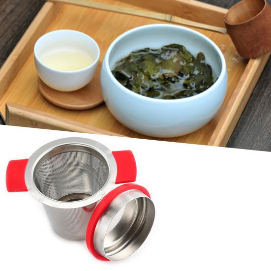 Sturdy Tea Strainers Solid Stainless Steel Fine Mesh Design Tea Infuser Home