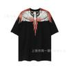 Summer Men's and Women's Same Fashion Trend T-shirt Personalized Trend Wing Printing Comfortable and Simple