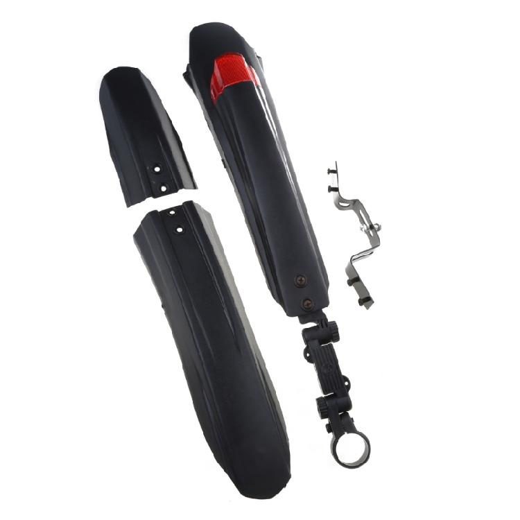 Bicycle Mudguard with Light, Cycling for Protection Plate, Front/Rear Bicycle Fo