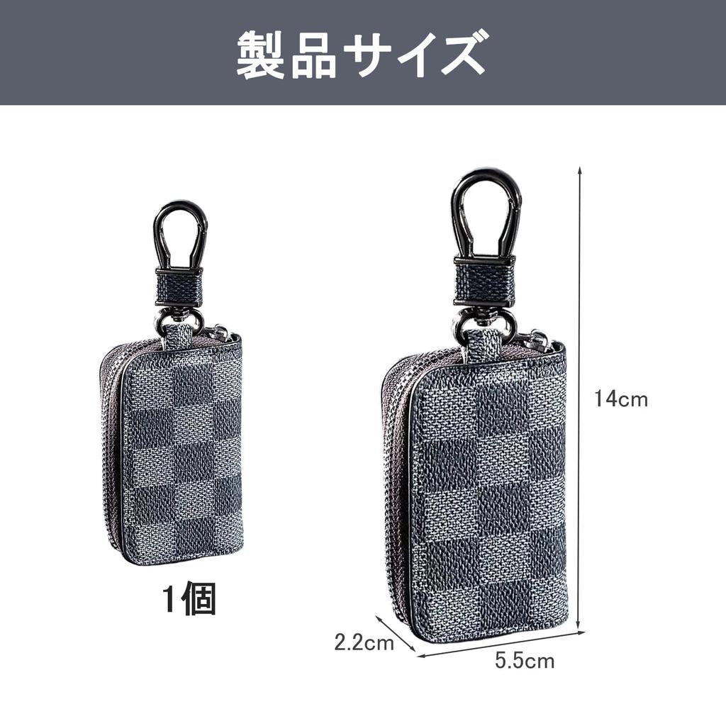 [Apparlxer] Key Case, Men's, Women's, PU Leather, Car Key Case,