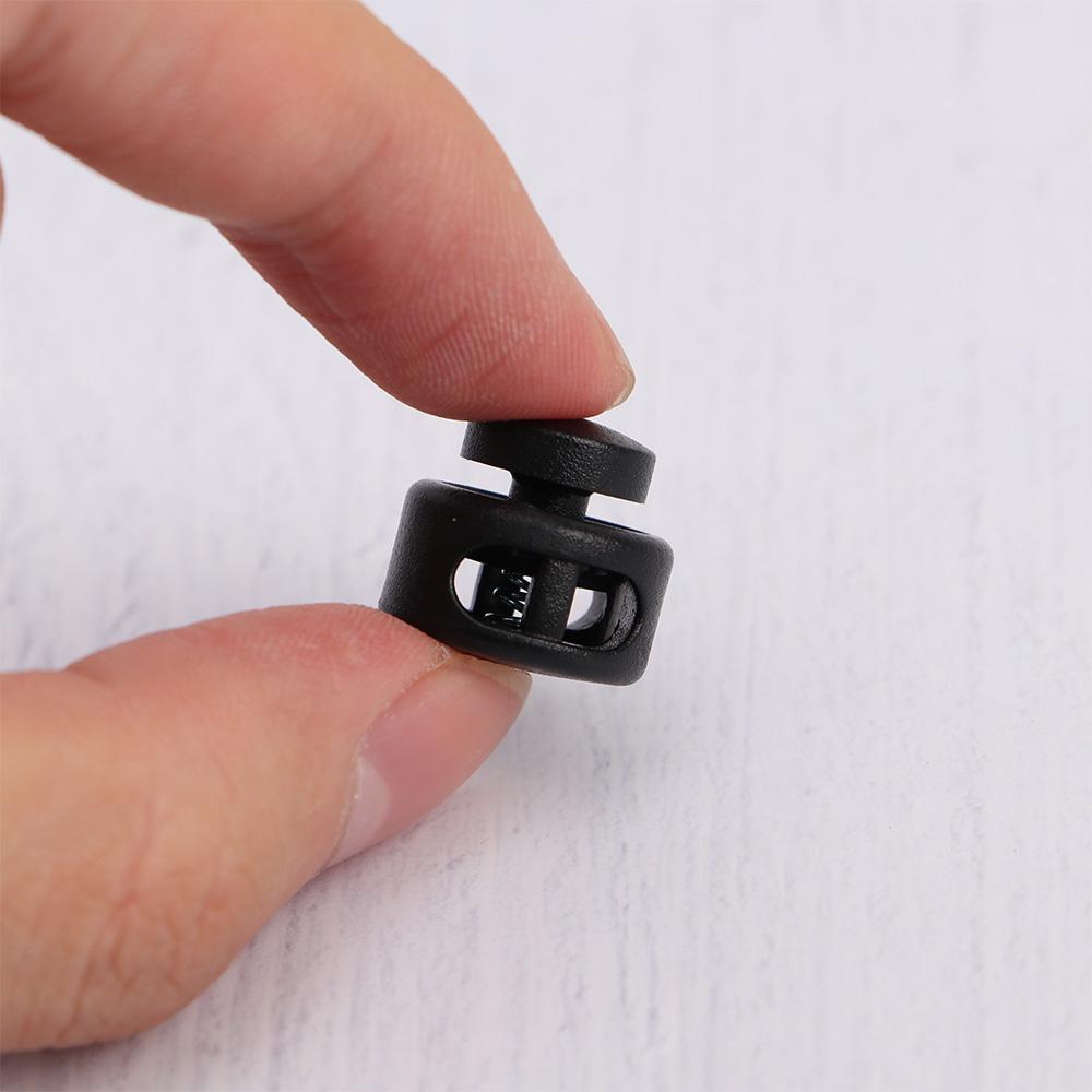 Reise-Kit Klemme Schalter Kunststoff Kordelstopper Schnallen Clip Stopper Kordel Seil Schloss Stopper Seil Schnalle