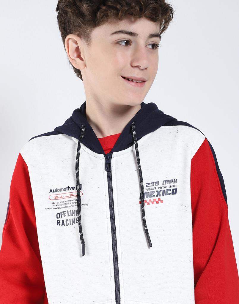 MONTE CARLO Boys Hood Full Sleeve Sweatshirt