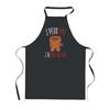 Kitchen Apron - PLANETEE - Can't Back Pain - Black - Breton Print - 90x60 Cm