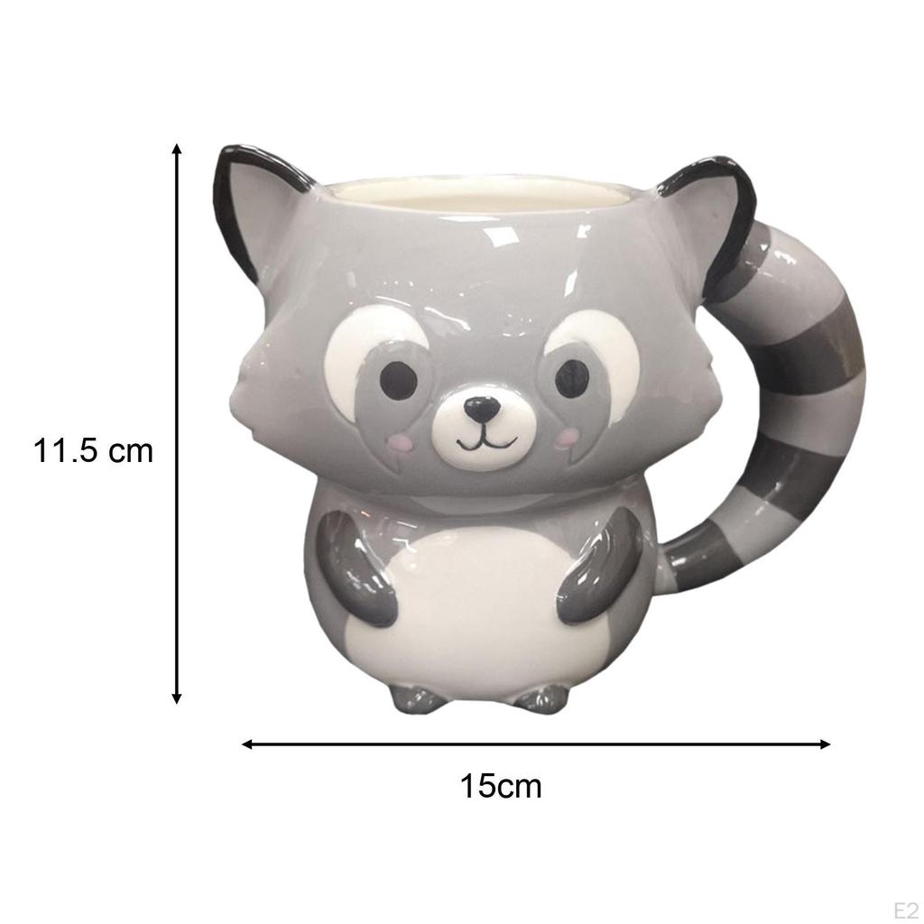 Ceramic Coffee Mug Adorable Tea Cup Novelty Milk Juice Morning Animal Porcelain