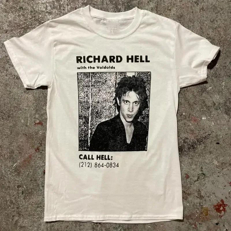 

Richard Hell And The Voidoids Cotton White S 234Xl T Shirt T178 S разноцветный