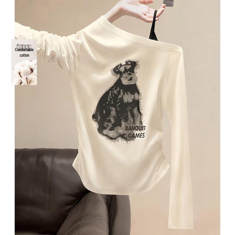 Sishe Women s Printed Long Sleeve T-Shirt L