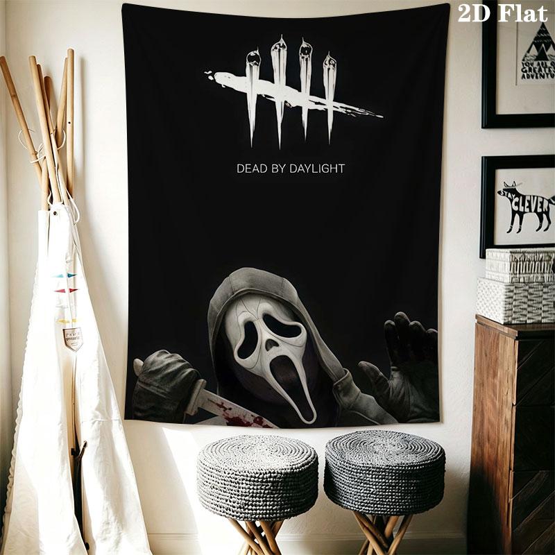 Dead by Daylight Wall Hanging Printed Fabric Blanket Decorative Tapestries for Bedroom Living Room Home Decor