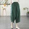 Pants Summer Women Plus Size Loose Pajama Pants Versatile Casua Linen Cotton Pants