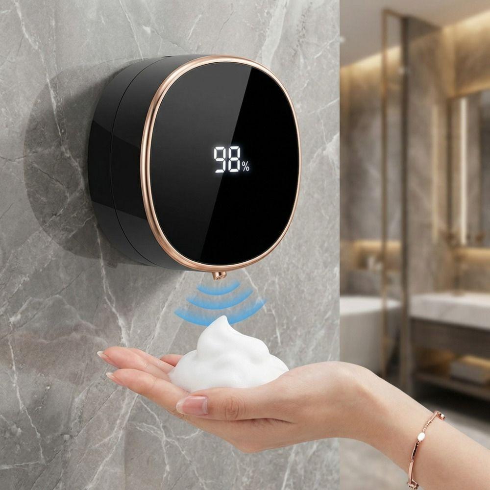Waterproof Touchless Soap Dispenser Wall-mounted Smart Dispenser Liquid Foam Machine  Bathroom Use