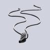 Men's Stainless Steel Angel Wing Perfume Bottle Necklace - Fashion Trend Jewelry