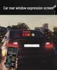 Truck Devil Eye Dynamic LED Light: Smart Car Sticker with LED Screen