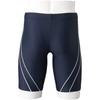 MIZUNO Fitness Half Spats 3D Size S x Size Men's Swimsuit, (21cm Inseam, Cups), N2JB1112, (Navy Mint, 83)