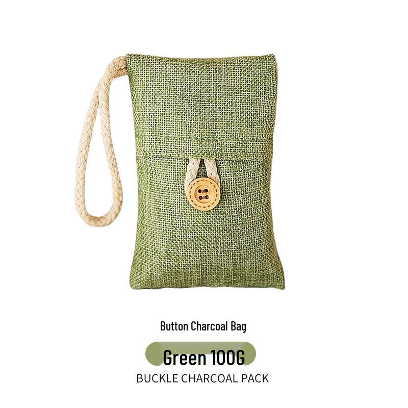 

Трансграничный мешок с активированным углем из бамбукового угля 100 г - Удаление формальдегида и запаха с застежкой на пуговицу Bamboo Charcoal (10*15cm)