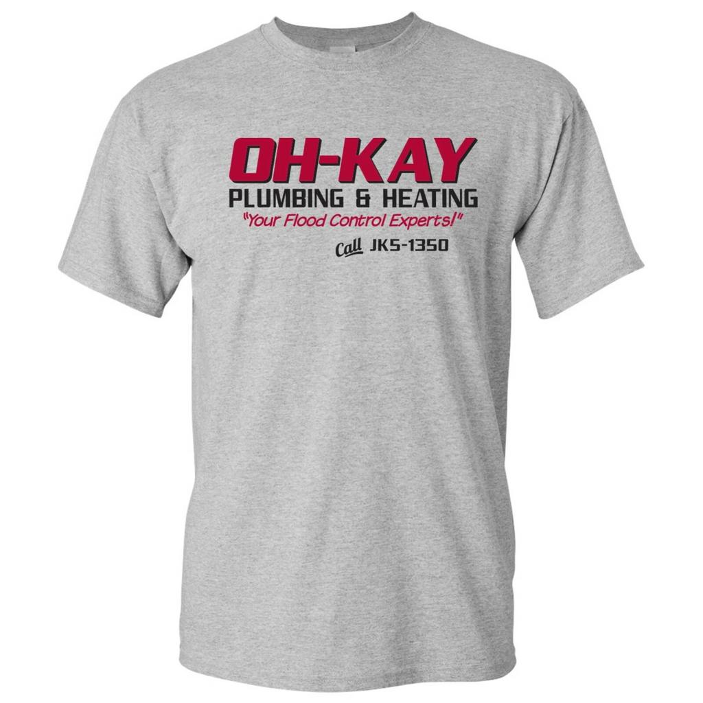 Oh Kay Plumbing & Heating Funny Christmas Movie T-Shirt