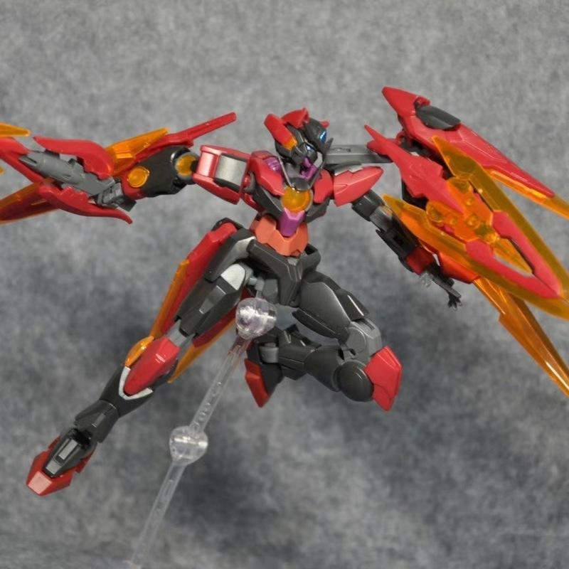 00Qan HG 1/144 Cat Ear Ver Pink Blue Black Color Options Mecha Assembly Model Kit Action Figures Anime Boys Toys Collectible