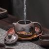Portable Heat-Sensitive Purple Clay Kung Fu Tea Set