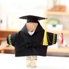 30CM Doll Graduation Gown Set with Tassels Hat Diploma DIY Plush