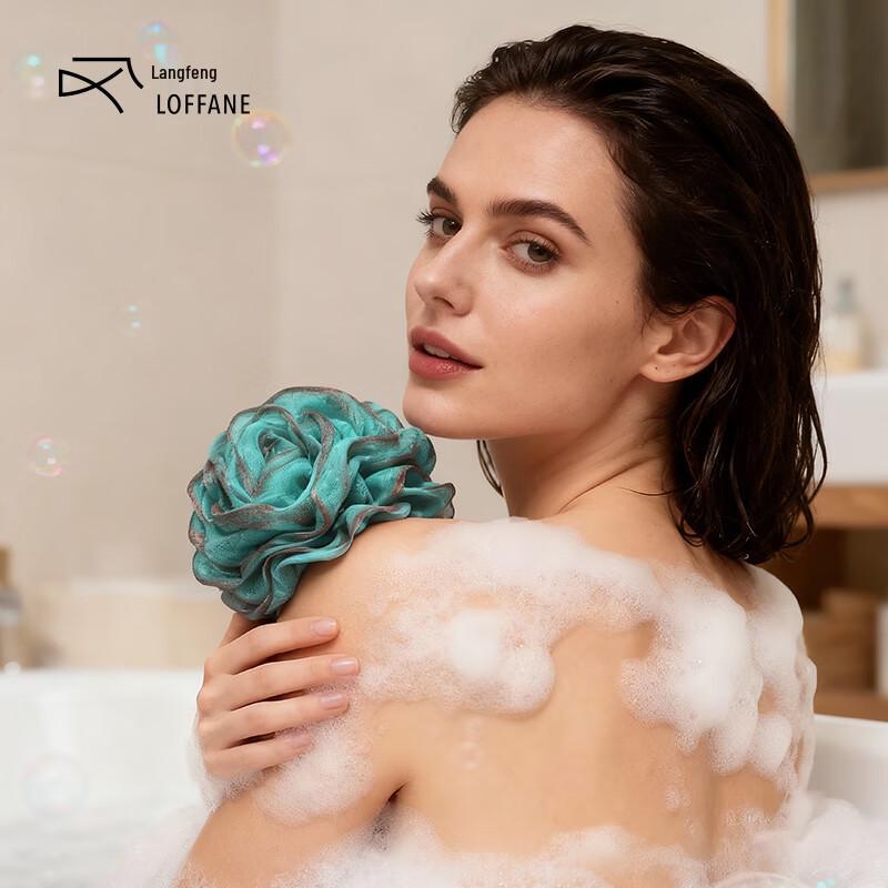 Langfeng Rose Petal Shower Loofah