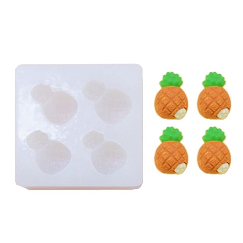 Fruit Shaped Silicone Chocolate Mold Heat Resistant Easy Cleaning Design Baking Decorations Moulds for Baking Lover
