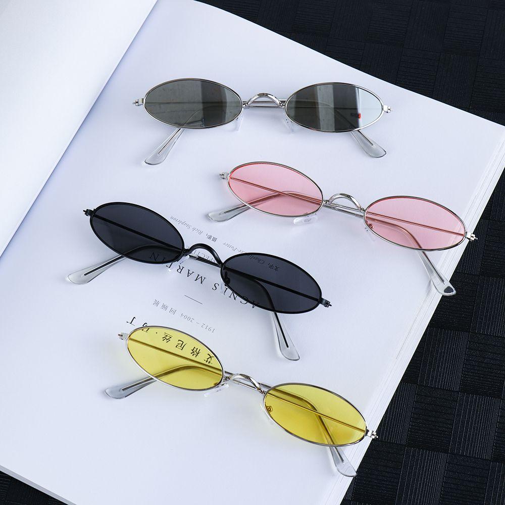 Fashion Design Oval Sunglasses for Men and Women Retro Small Frame Sun Glasses Vintage Summer Sunglasses Eyeglasses UV400 Shades