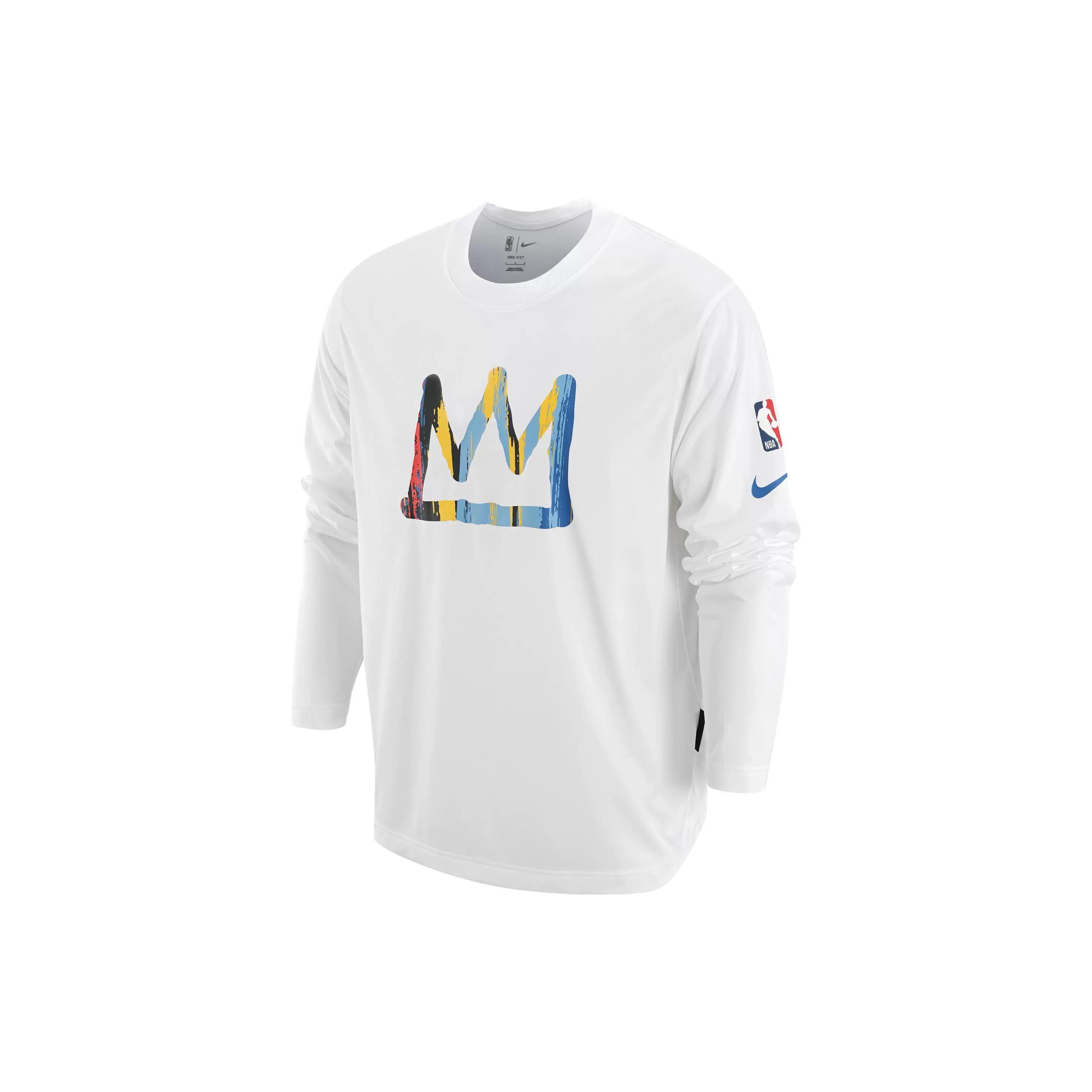 Nike x NBA Brooklyn NETS Long Sleeve  White  Men s DR2182-100 L