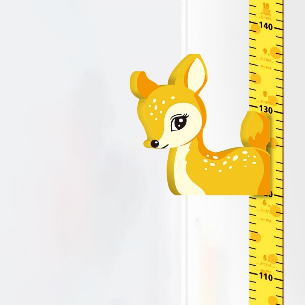 Removable Elephant Height Ruler Cute Wall Sticker Growth Chart  Bedroom