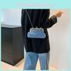 Trendy Casual Shoulder Bag Stylish Chain Shell Bag For Everyday Use In Black White Pink Blue Red