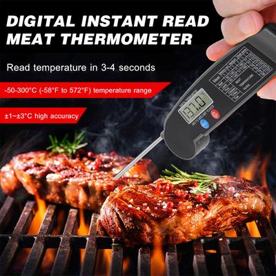 Thermometer Digital Sofortlese Fleischthermometer Lebensmittel Kochtemperaturtester mit Drehbar