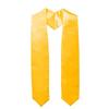 Graduation Season Satin Ribbon Sash: Solid Color Shoulder Strap for Junior High, High School, and University Ceremonies