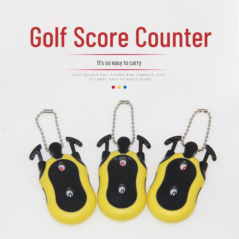 Double Dial Golf Score Counter for Two Players - Course Scoring Accessory