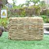 Hedgehog Bunny Handmade Natural Comfortable Foldable Woven Chew Toys Rabbit House Hay Hut Grass Bed