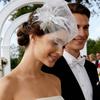 Romance Bird Nest Wedding Veil Tulle Veil Headpiece For Bride Special Occasion Gathering Ceremony Photography Headwear