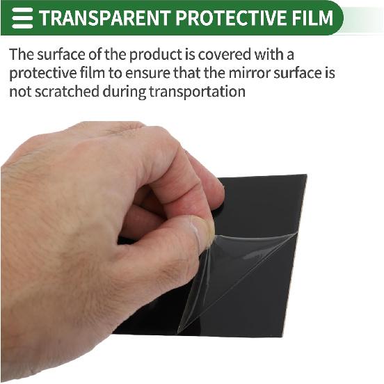 Motoforti Door Pillar Window Trim Anti Scratch Sticker Pillar Posts Door Outer Exterior Cover for Honda Accord 2003-2007 Black