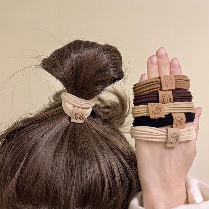 Koreanischer minimalistischer Haargummi - Stilvolles Gummiband für Mädchen & Kinder, Trendiges Haaraccessoire
