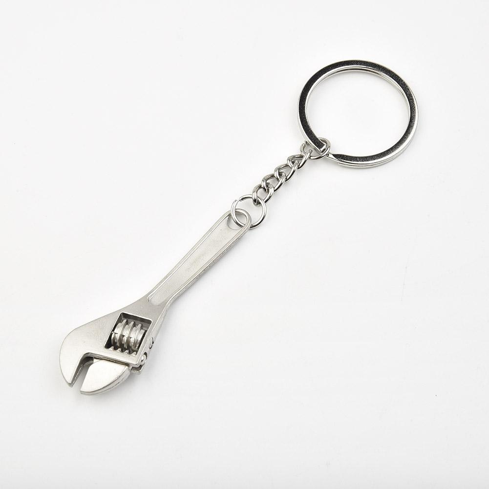 Wrench Style Keychain Fashion Silver Compact 1pc Accessories Decoration