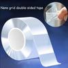 Nano Double Sided Adhesive Tape 1mm Thick Upgraded Version with Grid Multipurpose Waterproof NoTrace Tape  Other Material