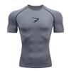 Men Running Compression T-shirt Short Sleeve Sport Tees Gym Fitness Sportshirts Male Jogging Tracksuit Homme Athletic Shirt Tops