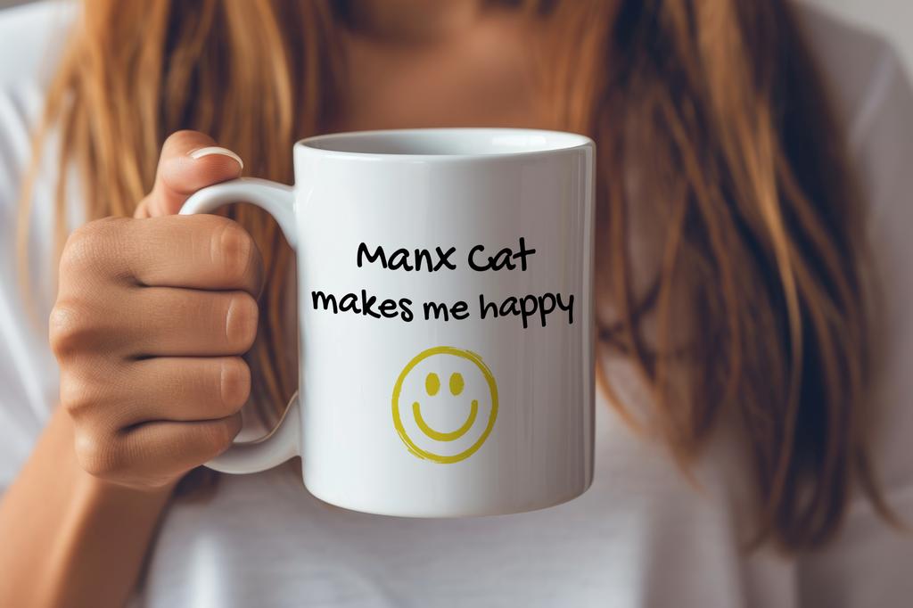 Manx - Cat Mug, Cheerful Mug for a Dog Lover, Personalized Gift from the Art-Dog Brand