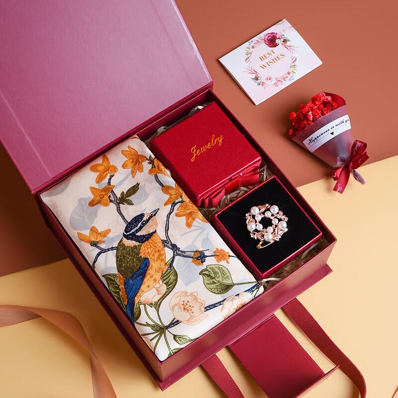 Hangsi Mansion Silk Scarf Gift Set