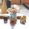 Plush Kangaroo Roo Toy Keychain Pp Cotton Fill Backpack Decor For Teens