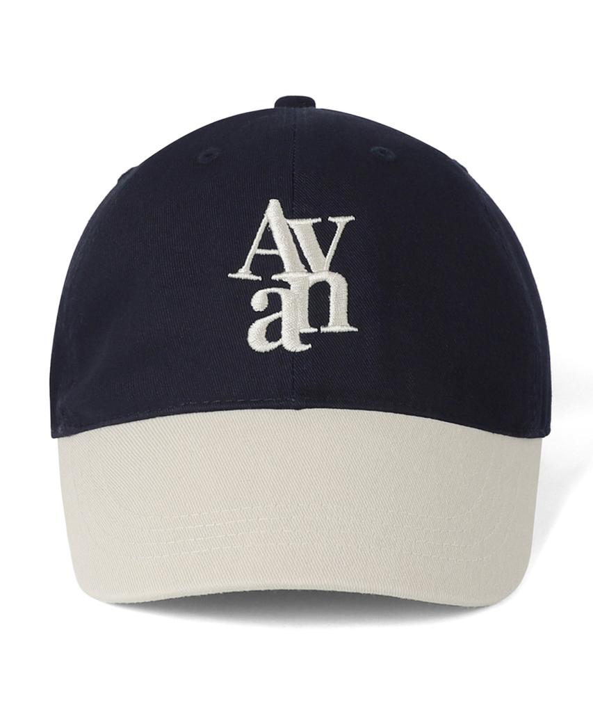 AVANDRESS Classic Aa Color Block Cap Ivory