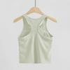 Women's Original Ebb Yoga Vest: I-Shaped Quick-Dry Sportswear with Chest Pad for Running and Fitness