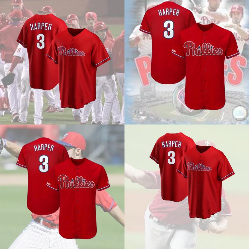High-quality Philadelphia Phillies Baseball Jersey Breathable Bamboo Fiber Fabric Suitable For All Seasons Unisex