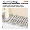 Non-Slip Silicone Faucet Mat Freely Cut Water Drip Catcher Tray Sink Splash Guard  Bathroom