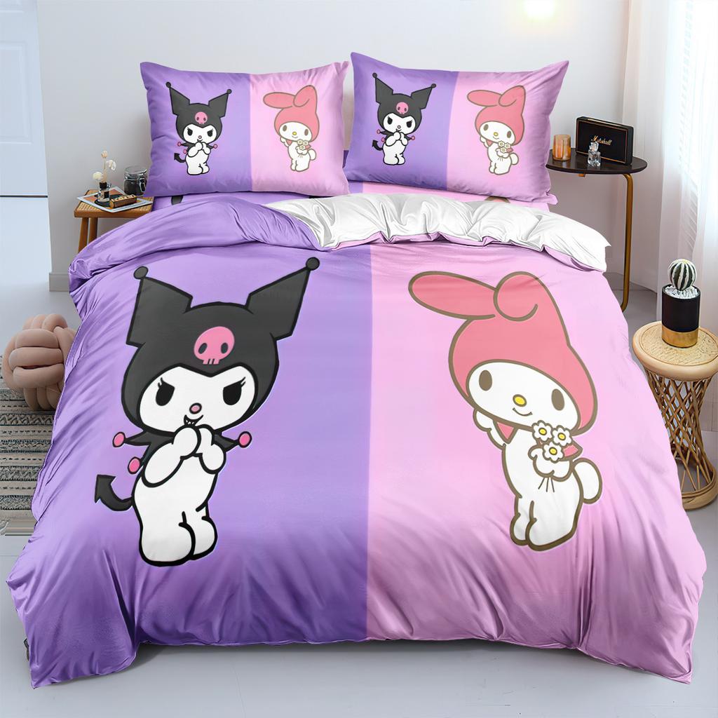 Children'S Bedding Three-Piece Set 90-120G Abrasive Cloth 3D Digital Printing