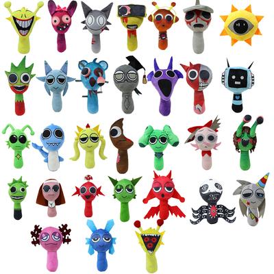Peluş Oyuncaklar Korku Oyunu Wenda Oren Raddy Eğlenceli Bot Vineria Gri Sprunki Incredibox Peluş Çocuklar İçin Noel Hediyeleri