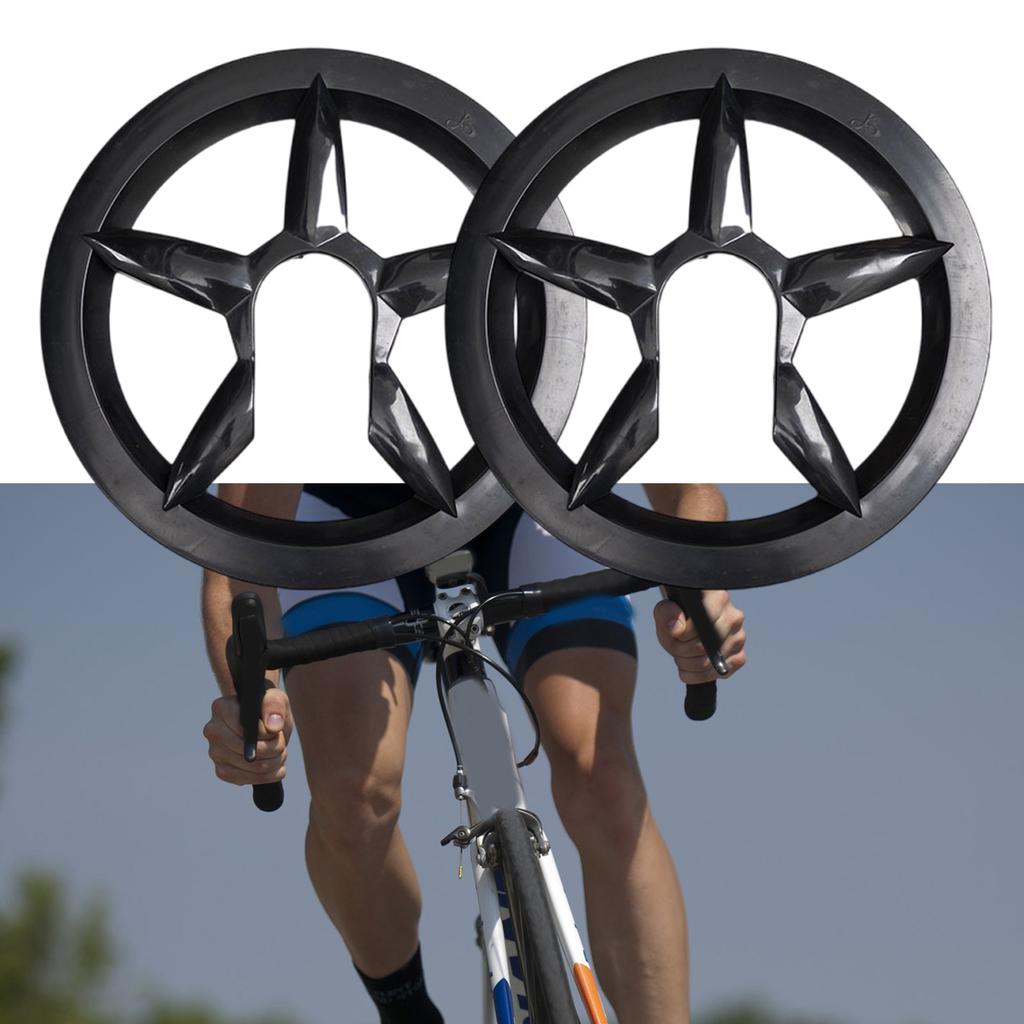 2Pcs 5 Holes 40-42 Teeth Bicycles Crankset Chain Wheel Cover Bike Chain Guard Bicycles Sprocket Protective Cover