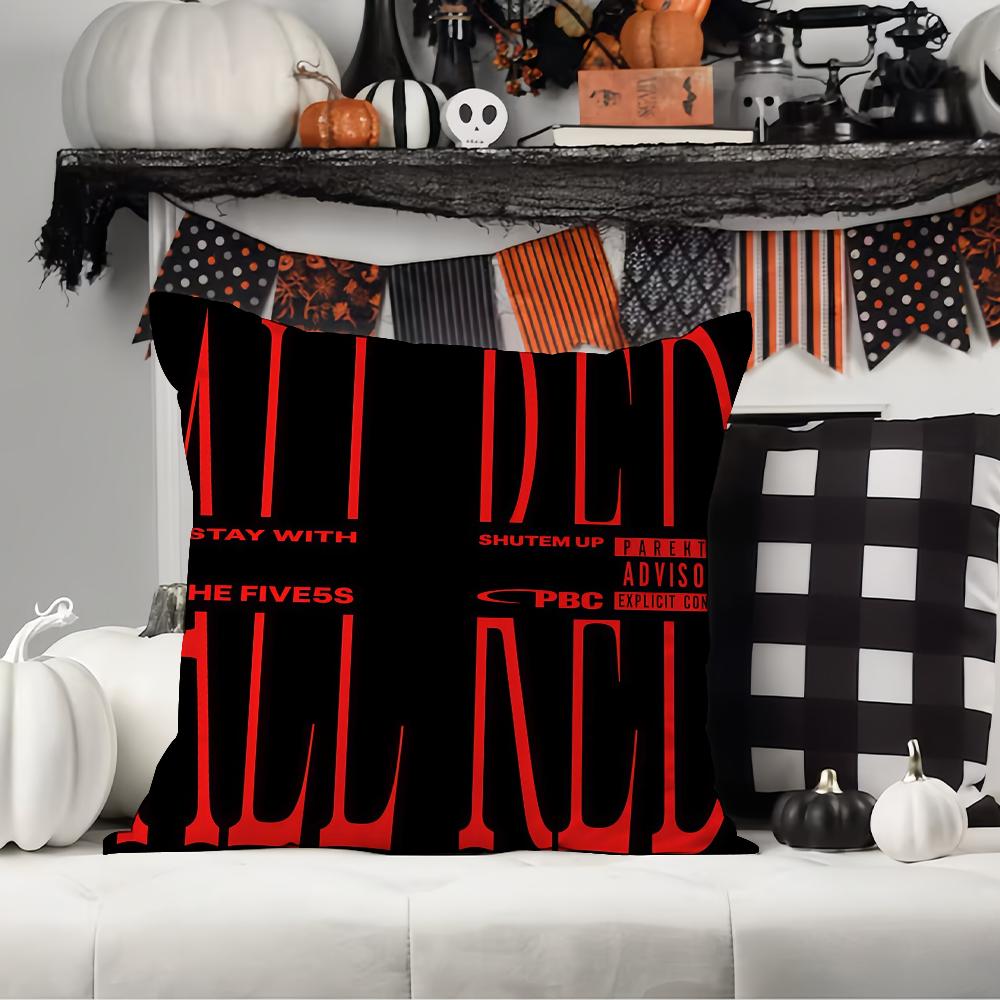 Американский рэпер P-Playboi C-Carti Наволочка Офисные Подушки Подходят Для Дивана Машины Спальни Декоративная Наволочка 12x12Inch