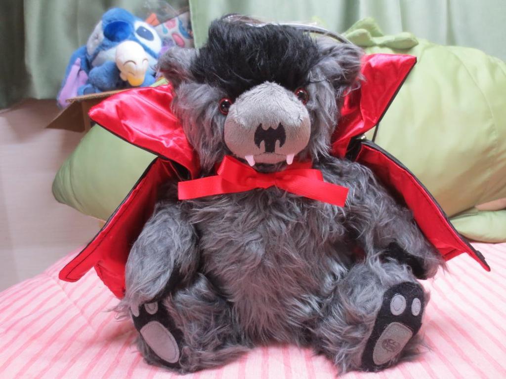 [USED] Limited Edition SPIRAL Vampire Teddy Bear Plush Toy, Authentic